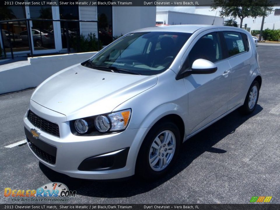 2013 Chevrolet Sonic LT Hatch Silver Ice Metallic / Jet Black/Dark Titanium Photo #1