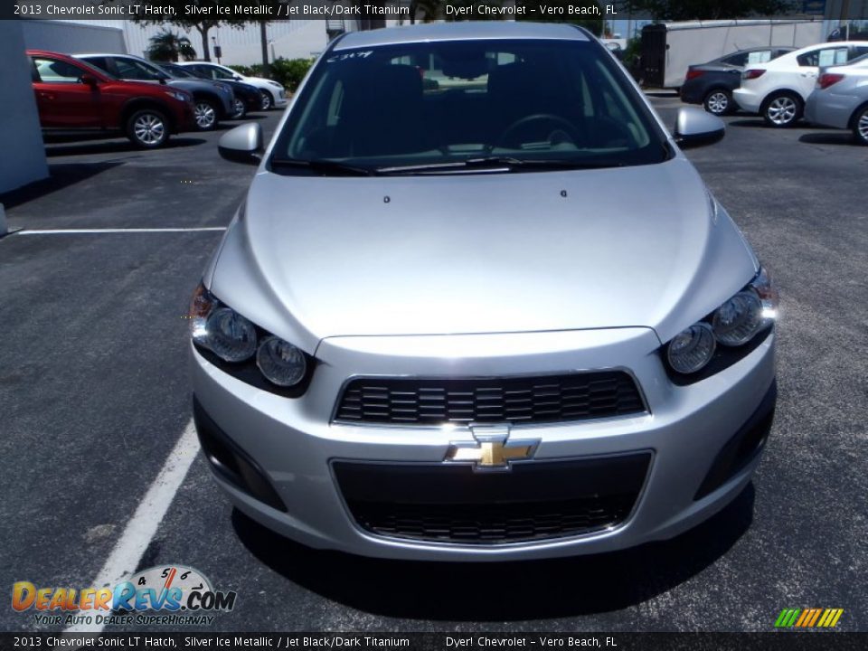 2013 Chevrolet Sonic LT Hatch Silver Ice Metallic / Jet Black/Dark Titanium Photo #2