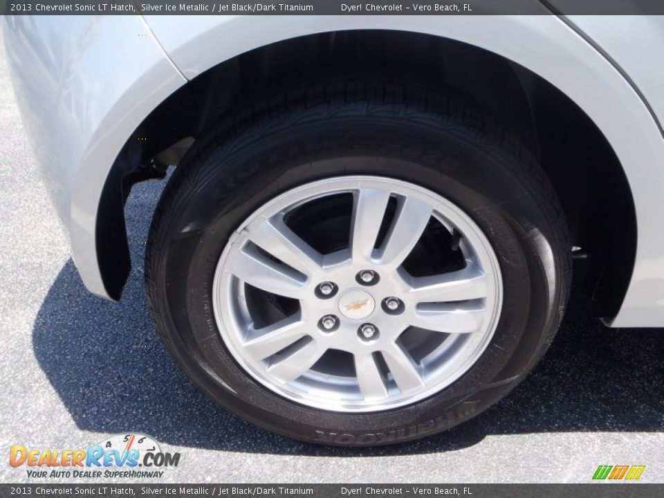 2013 Chevrolet Sonic LT Hatch Silver Ice Metallic / Jet Black/Dark Titanium Photo #7