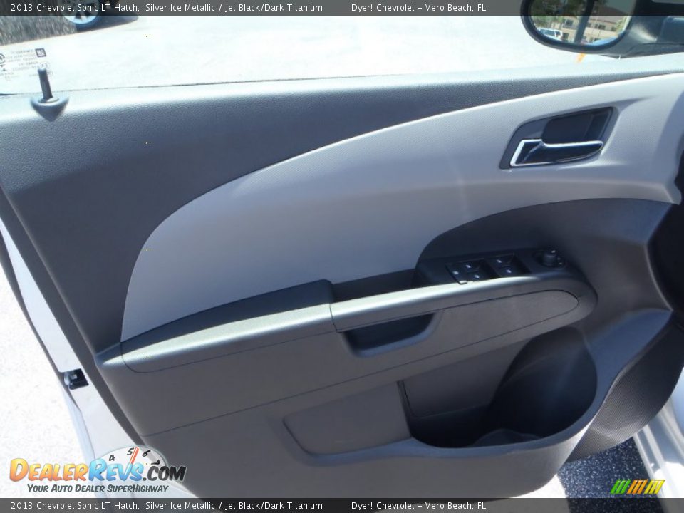 2013 Chevrolet Sonic LT Hatch Silver Ice Metallic / Jet Black/Dark Titanium Photo #8