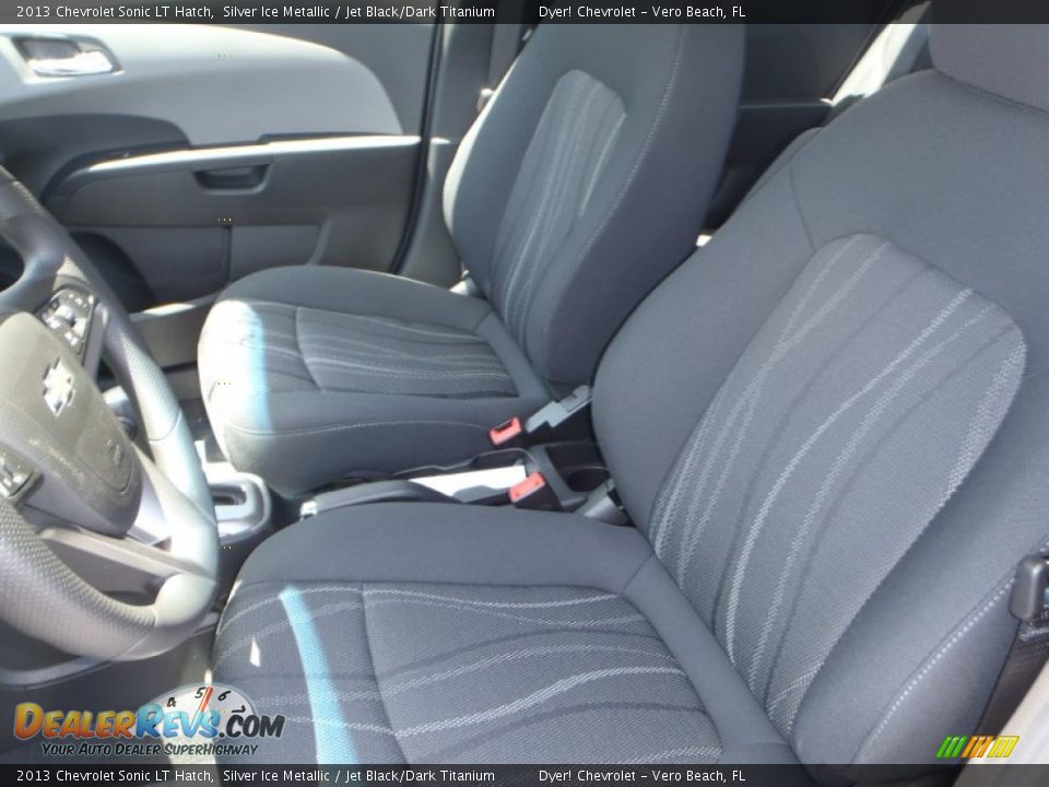 2013 Chevrolet Sonic LT Hatch Silver Ice Metallic / Jet Black/Dark Titanium Photo #9