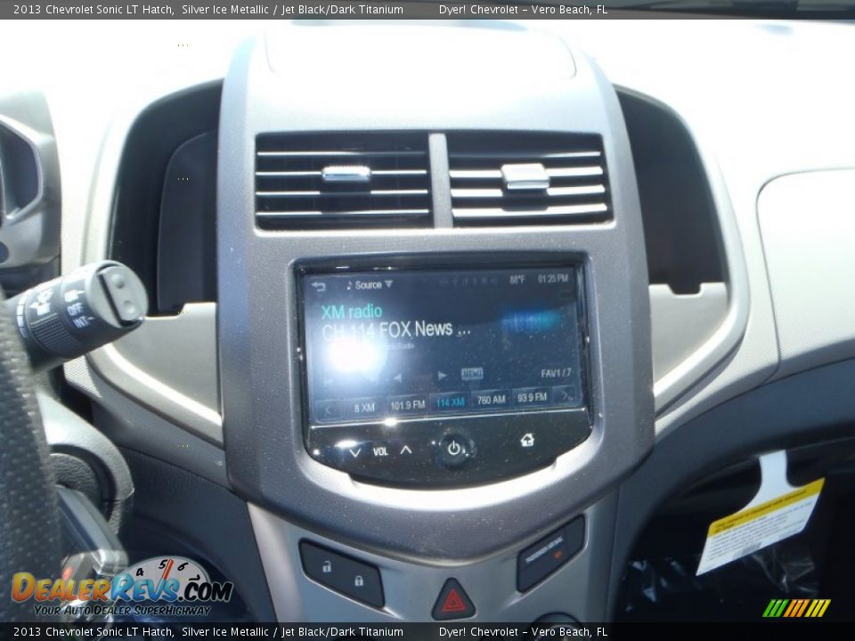 2013 Chevrolet Sonic LT Hatch Silver Ice Metallic / Jet Black/Dark Titanium Photo #12