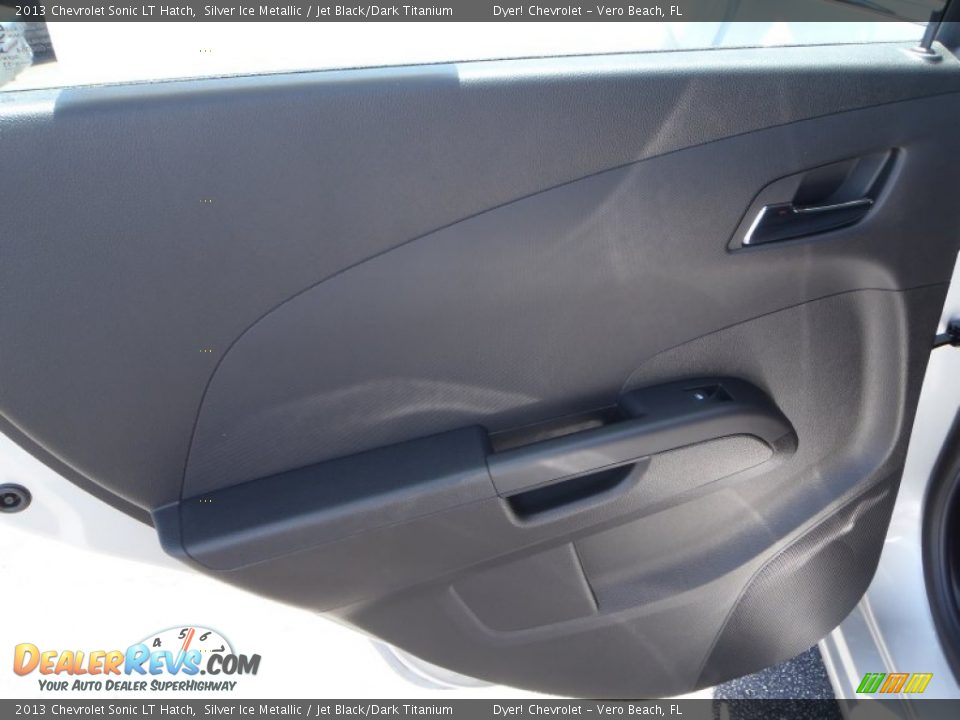 2013 Chevrolet Sonic LT Hatch Silver Ice Metallic / Jet Black/Dark Titanium Photo #14