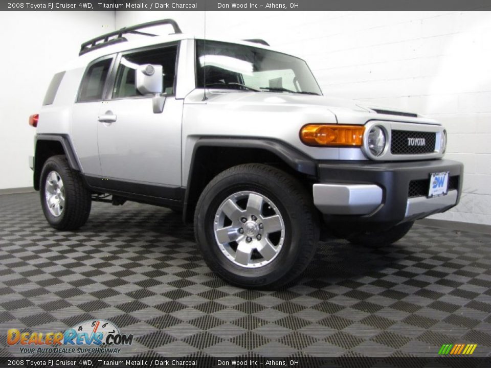 2008 Toyota FJ Cruiser 4WD Titanium Metallic / Dark Charcoal Photo #1