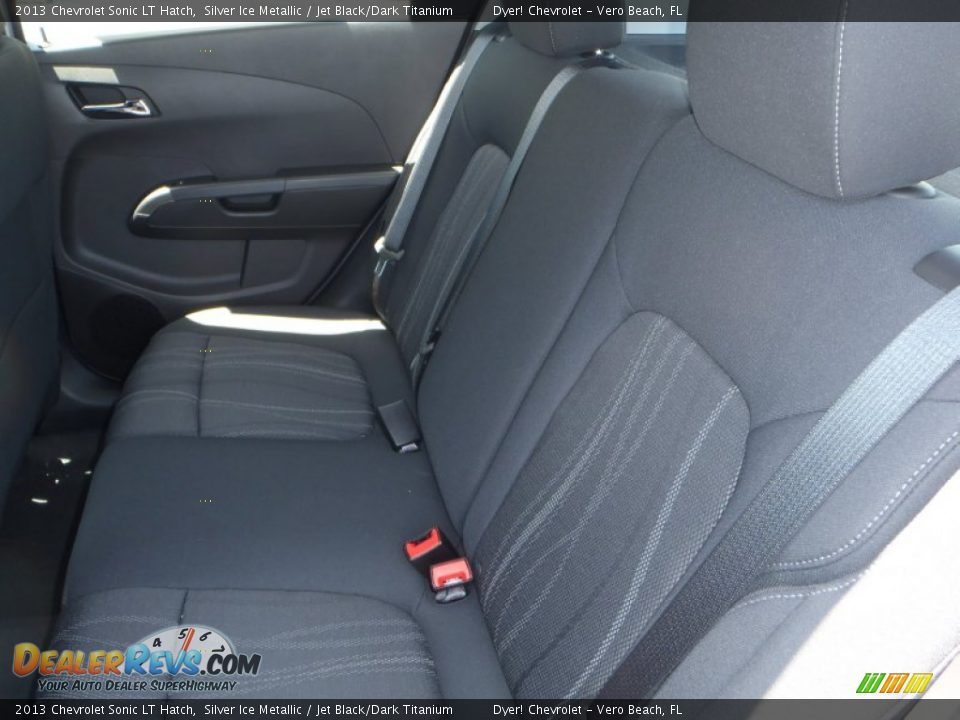 2013 Chevrolet Sonic LT Hatch Silver Ice Metallic / Jet Black/Dark Titanium Photo #15