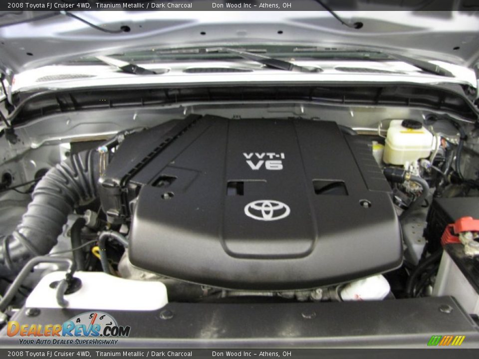 2008 Toyota FJ Cruiser 4WD Titanium Metallic / Dark Charcoal Photo #5