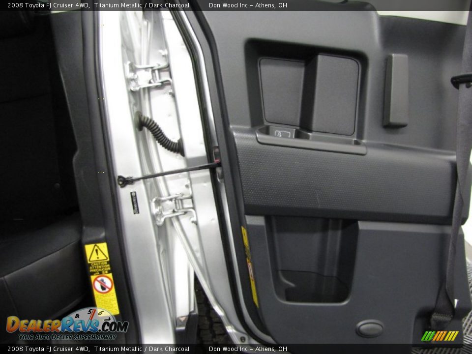 2008 Toyota FJ Cruiser 4WD Titanium Metallic / Dark Charcoal Photo #12