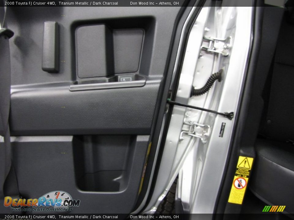 2008 Toyota FJ Cruiser 4WD Titanium Metallic / Dark Charcoal Photo #13