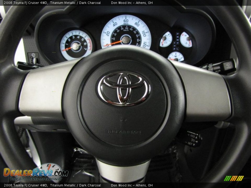 2008 Toyota FJ Cruiser 4WD Titanium Metallic / Dark Charcoal Photo #15