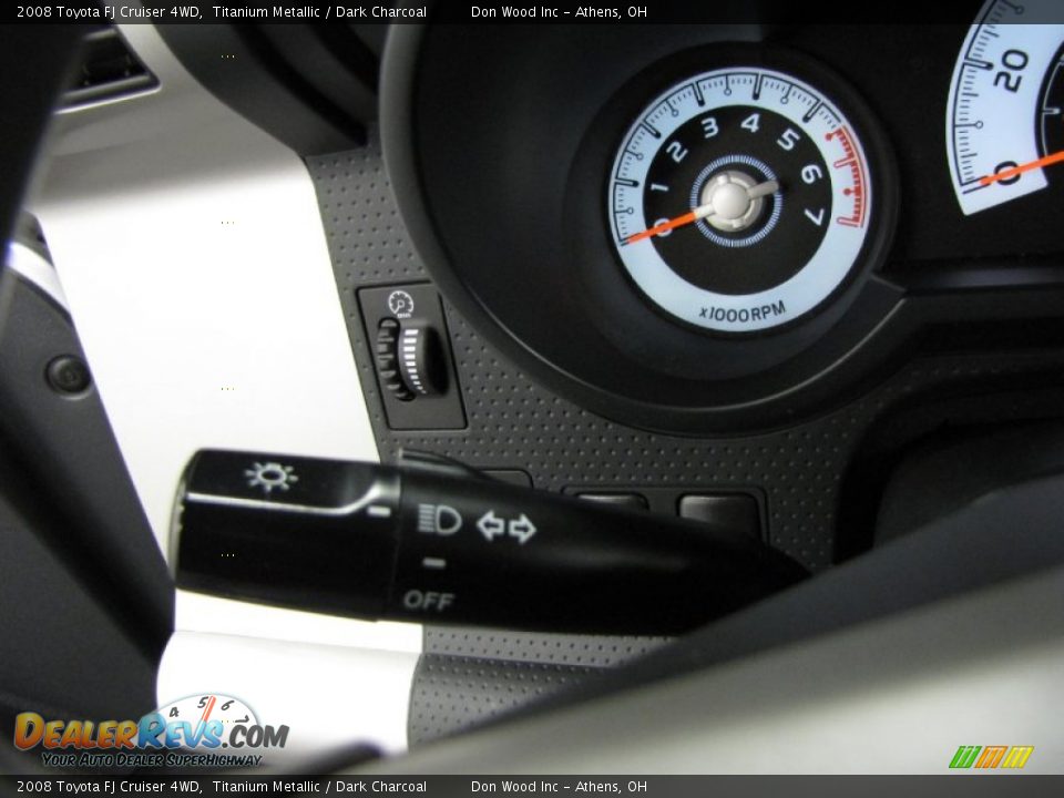 2008 Toyota FJ Cruiser 4WD Titanium Metallic / Dark Charcoal Photo #16