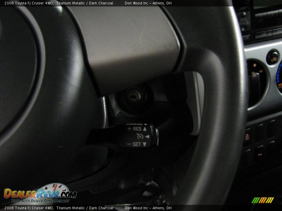 2008 Toyota FJ Cruiser 4WD Titanium Metallic / Dark Charcoal Photo #18