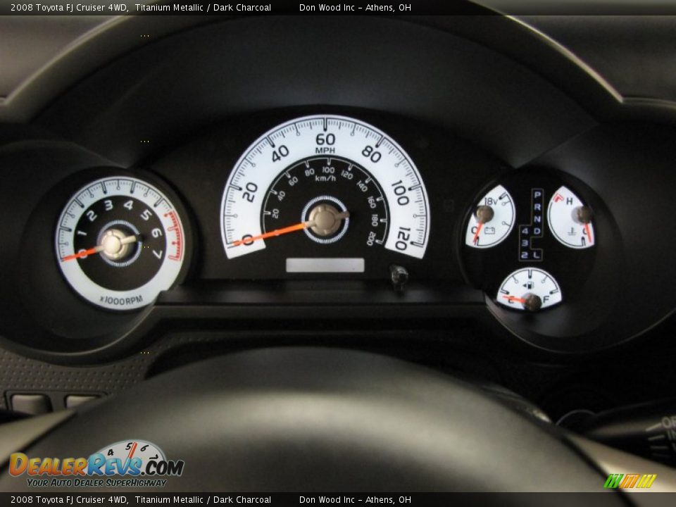 2008 Toyota FJ Cruiser 4WD Titanium Metallic / Dark Charcoal Photo #19