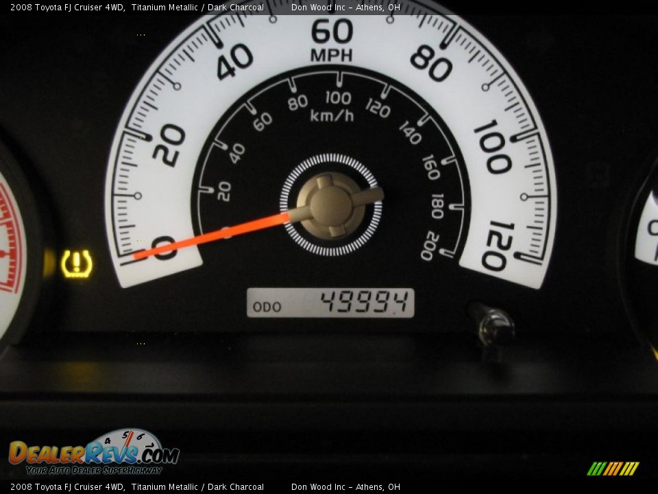 2008 Toyota FJ Cruiser 4WD Titanium Metallic / Dark Charcoal Photo #20