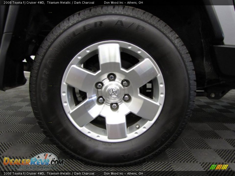 2008 Toyota FJ Cruiser 4WD Titanium Metallic / Dark Charcoal Photo #23