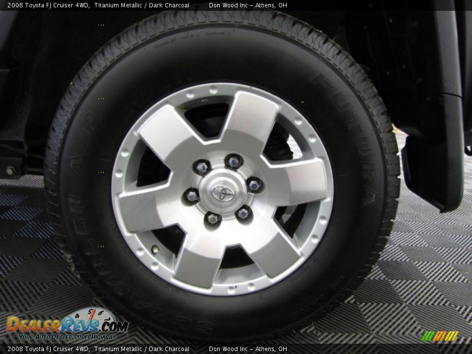 2008 Toyota FJ Cruiser 4WD Titanium Metallic / Dark Charcoal Photo #24