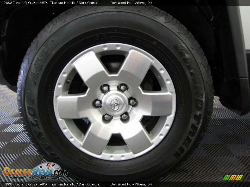 2008 Toyota FJ Cruiser 4WD Titanium Metallic / Dark Charcoal Photo #25