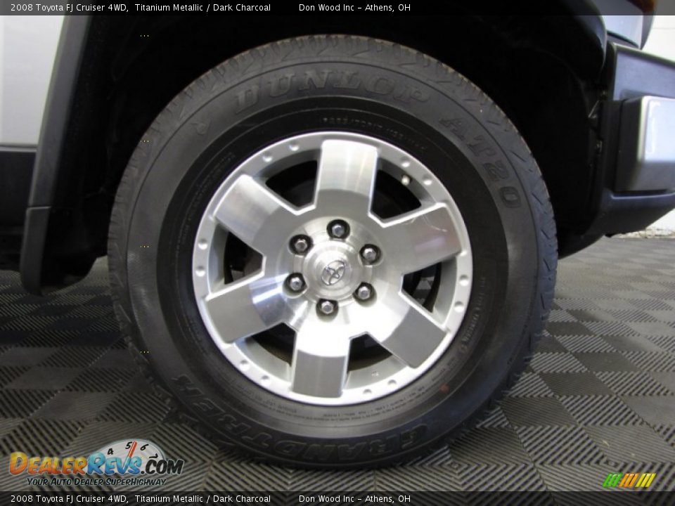 2008 Toyota FJ Cruiser 4WD Titanium Metallic / Dark Charcoal Photo #26
