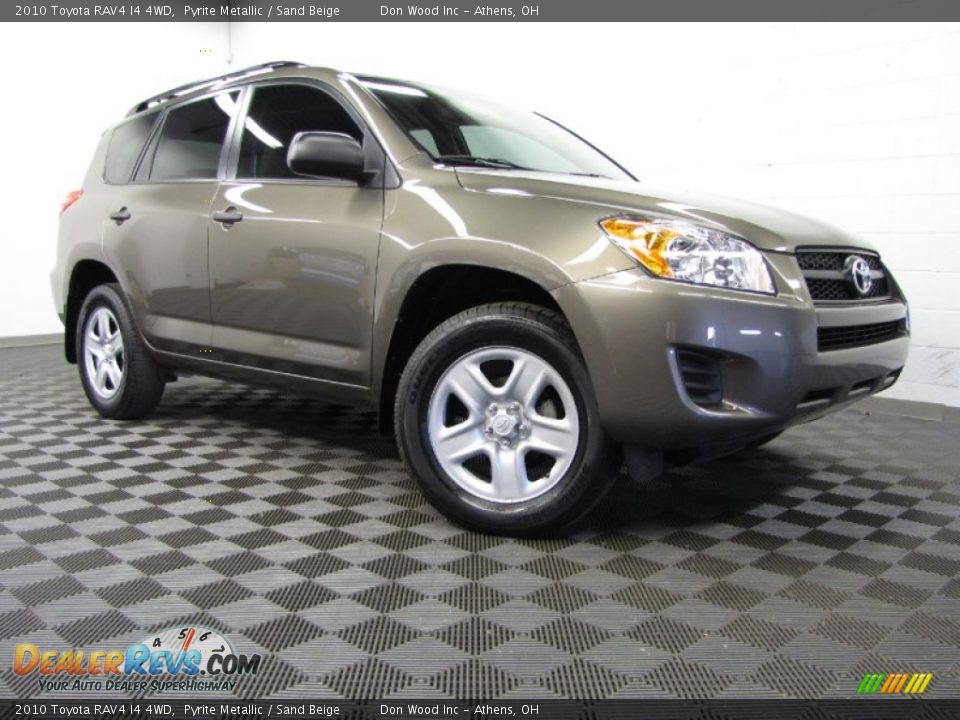 2010 Toyota RAV4 I4 4WD Pyrite Metallic / Sand Beige Photo #1