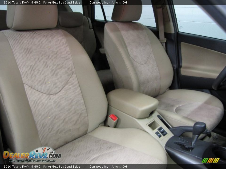 2010 Toyota RAV4 I4 4WD Pyrite Metallic / Sand Beige Photo #10