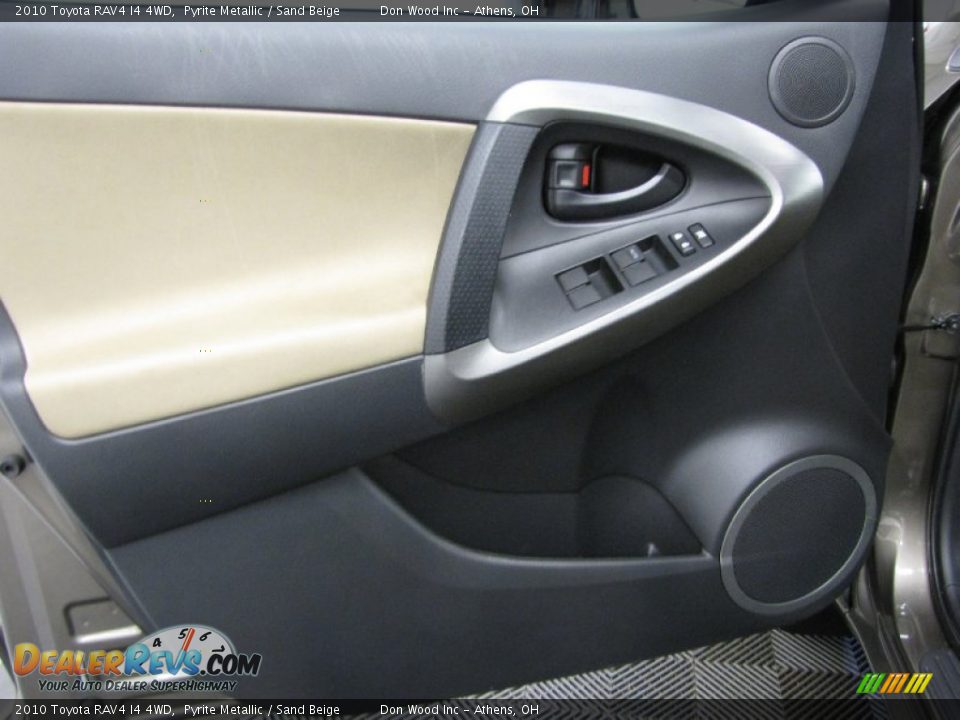 2010 Toyota RAV4 I4 4WD Pyrite Metallic / Sand Beige Photo #11
