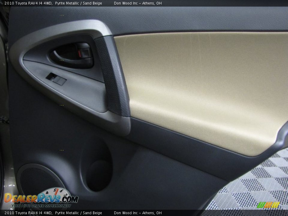 2010 Toyota RAV4 I4 4WD Pyrite Metallic / Sand Beige Photo #14