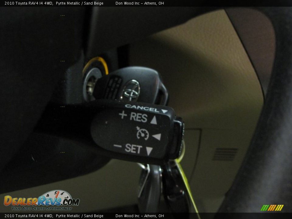 2010 Toyota RAV4 I4 4WD Pyrite Metallic / Sand Beige Photo #17