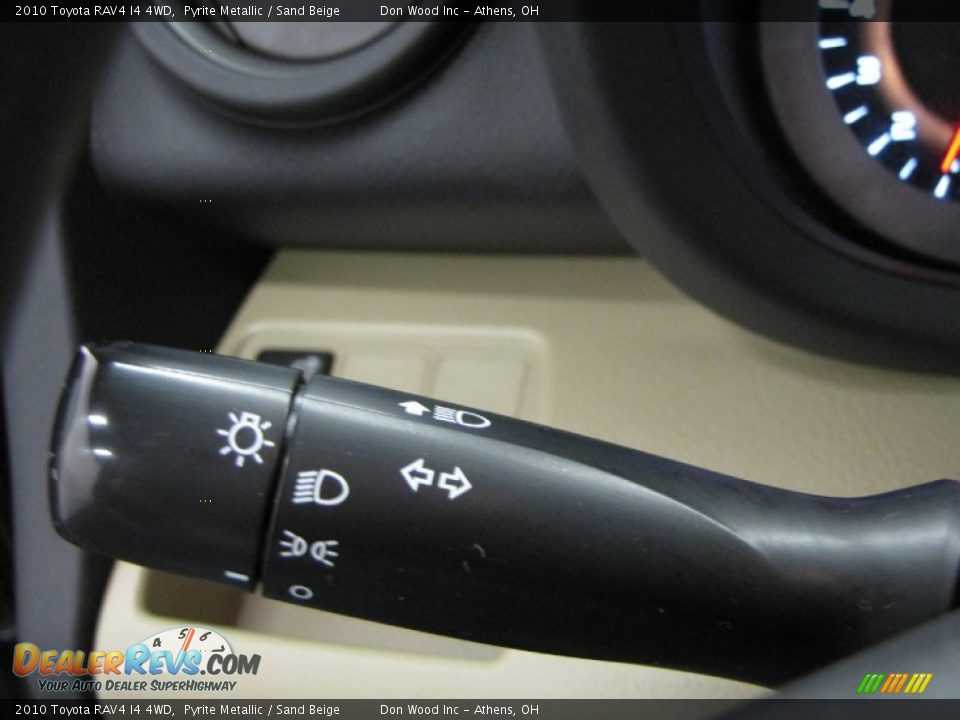2010 Toyota RAV4 I4 4WD Pyrite Metallic / Sand Beige Photo #18