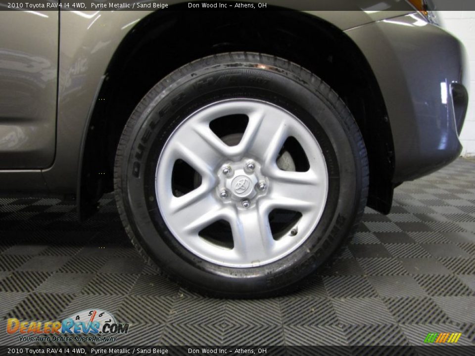 2010 Toyota RAV4 I4 4WD Pyrite Metallic / Sand Beige Photo #27