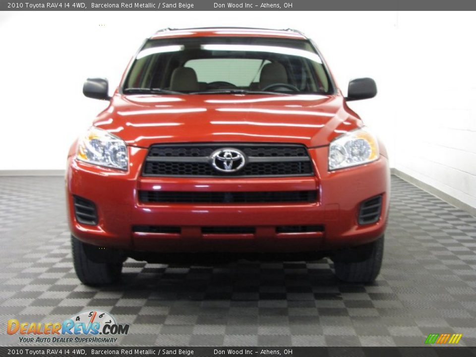 2010 Toyota RAV4 I4 4WD Barcelona Red Metallic / Sand Beige Photo #2