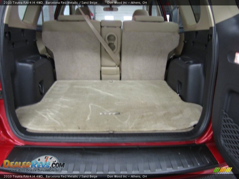 2010 Toyota RAV4 I4 4WD Barcelona Red Metallic / Sand Beige Photo #4