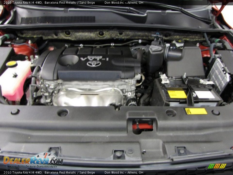 2010 Toyota RAV4 I4 4WD Barcelona Red Metallic / Sand Beige Photo #5