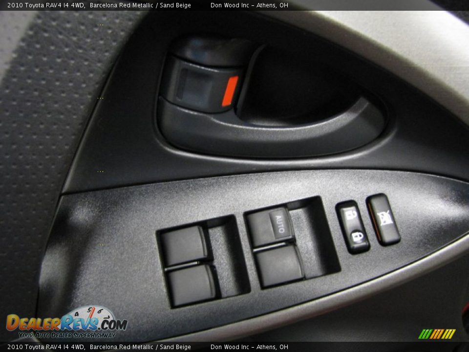2010 Toyota RAV4 I4 4WD Barcelona Red Metallic / Sand Beige Photo #11