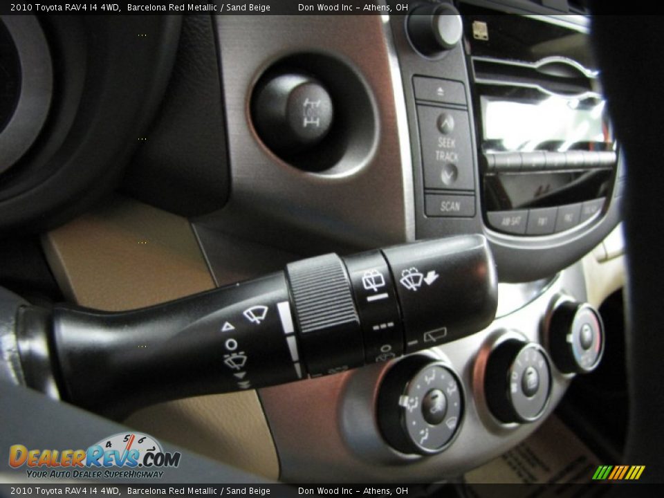 2010 Toyota RAV4 I4 4WD Barcelona Red Metallic / Sand Beige Photo #17
