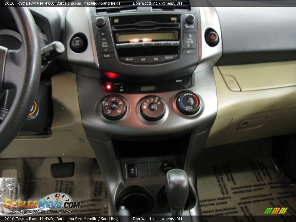 2010 Toyota RAV4 I4 4WD Barcelona Red Metallic / Sand Beige Photo #22