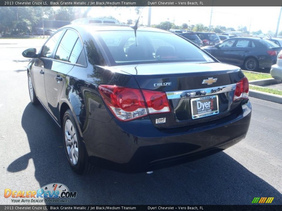 2013 Chevrolet Cruze LS Black Granite Metallic / Jet Black/Medium Titanium Photo #4