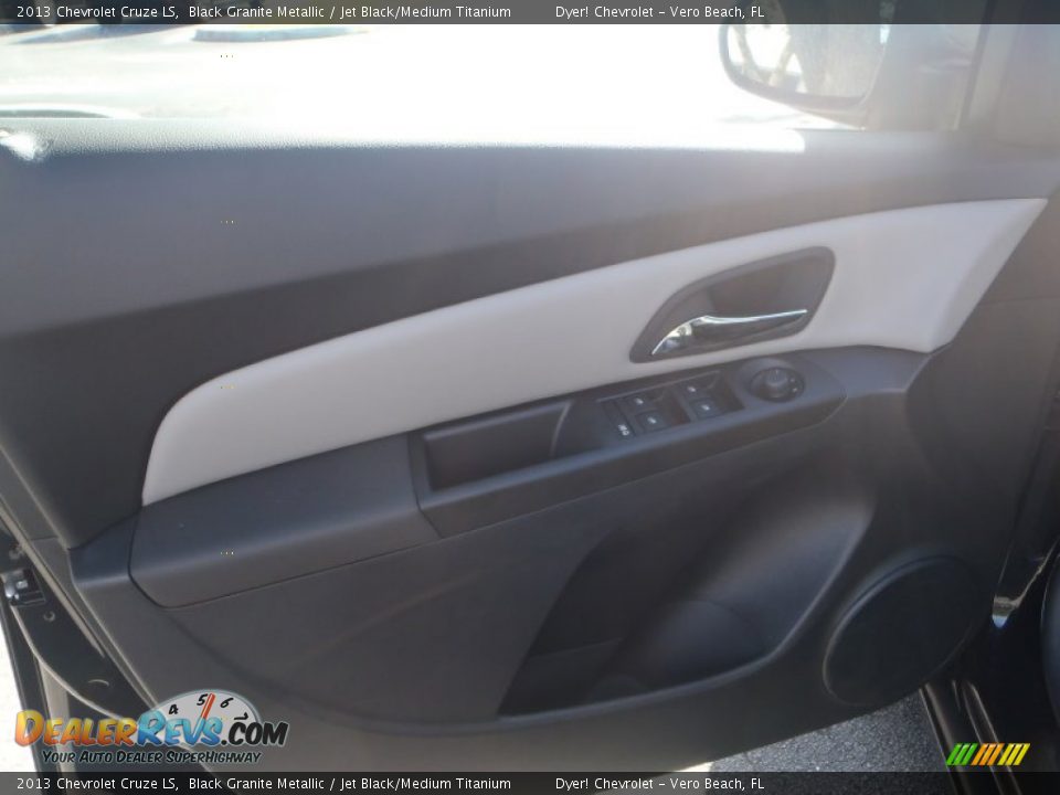 2013 Chevrolet Cruze LS Black Granite Metallic / Jet Black/Medium Titanium Photo #8