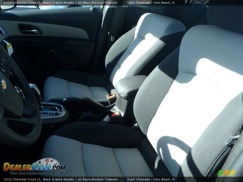 2013 Chevrolet Cruze LS Black Granite Metallic / Jet Black/Medium Titanium Photo #9