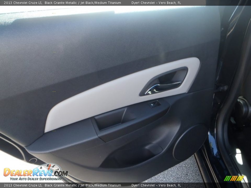 2013 Chevrolet Cruze LS Black Granite Metallic / Jet Black/Medium Titanium Photo #13
