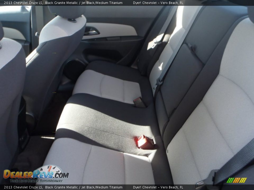 2013 Chevrolet Cruze LS Black Granite Metallic / Jet Black/Medium Titanium Photo #14