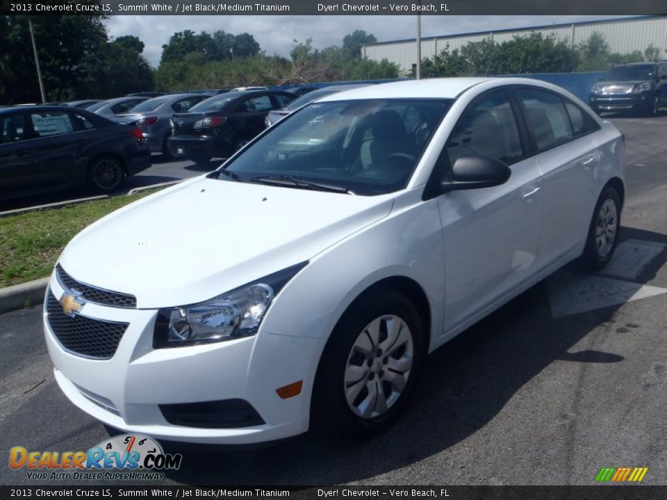 2013 Chevrolet Cruze LS Summit White / Jet Black/Medium Titanium Photo #1