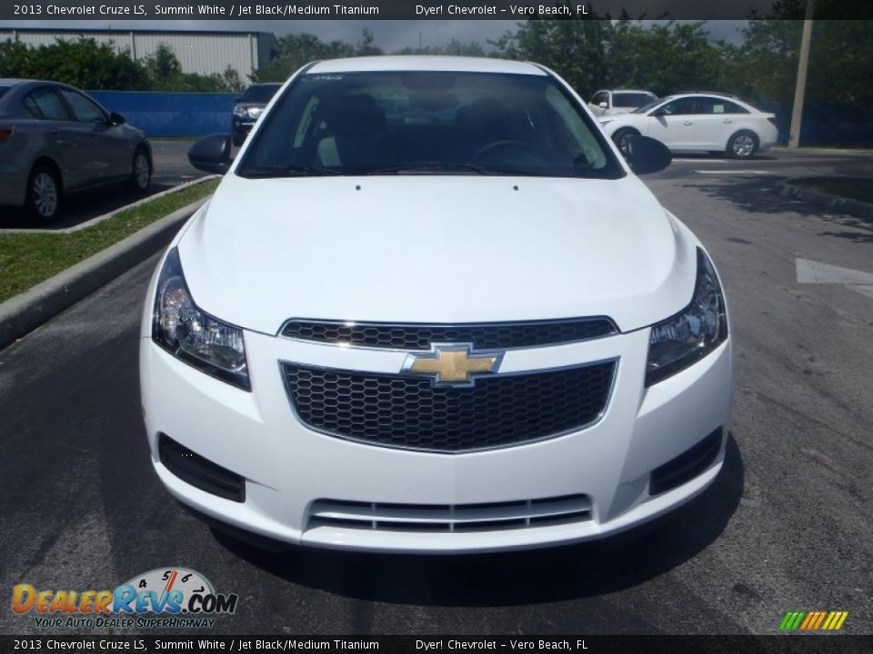 2013 Chevrolet Cruze LS Summit White / Jet Black/Medium Titanium Photo #2