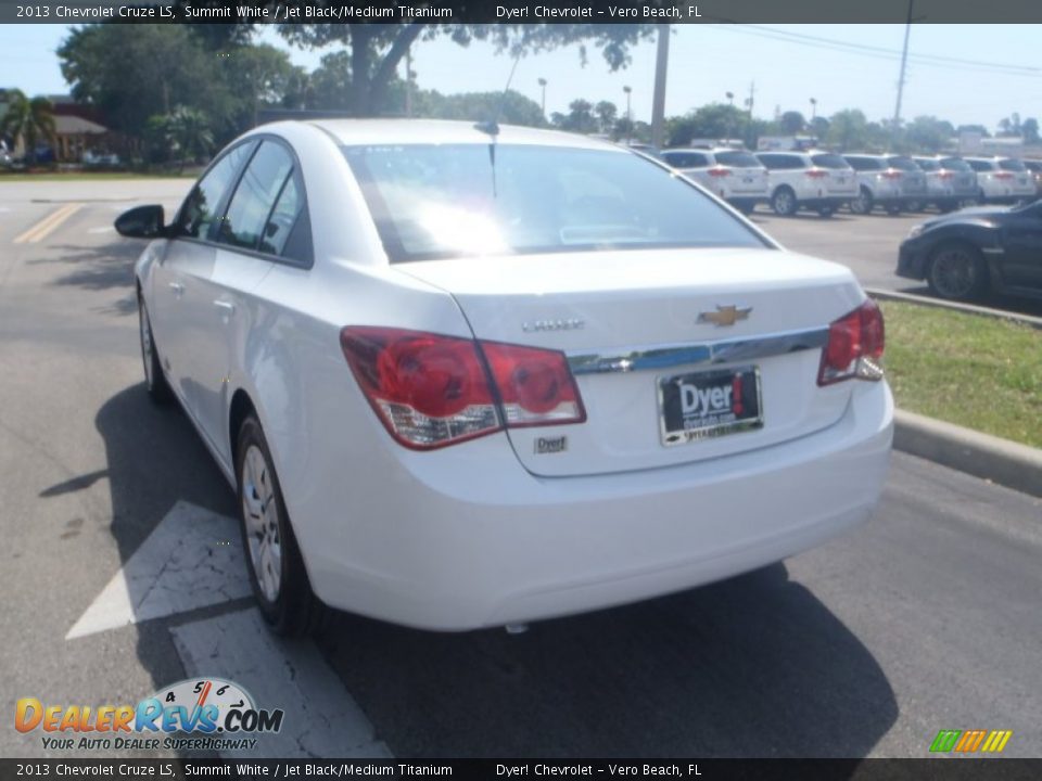 2013 Chevrolet Cruze LS Summit White / Jet Black/Medium Titanium Photo #4