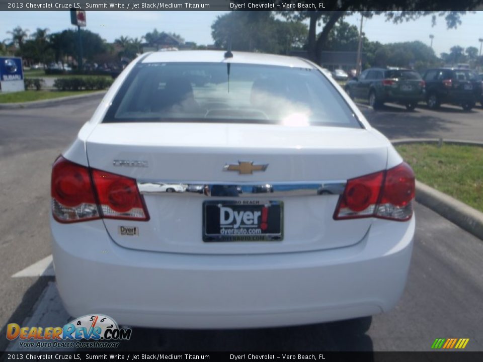 2013 Chevrolet Cruze LS Summit White / Jet Black/Medium Titanium Photo #5