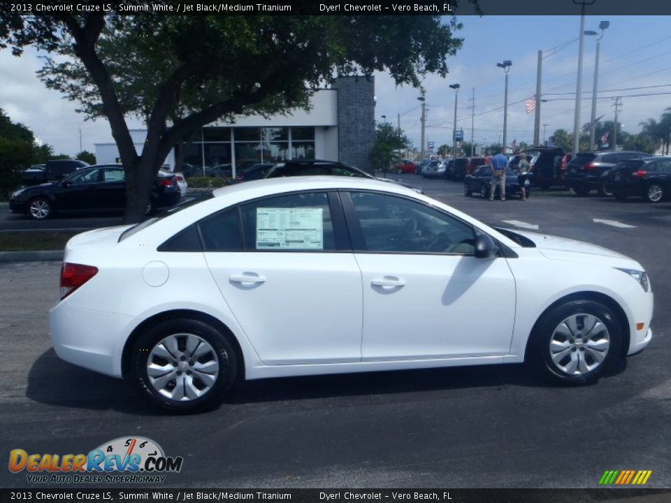 2013 Chevrolet Cruze LS Summit White / Jet Black/Medium Titanium Photo #6