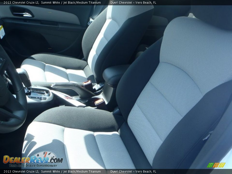 2013 Chevrolet Cruze LS Summit White / Jet Black/Medium Titanium Photo #9