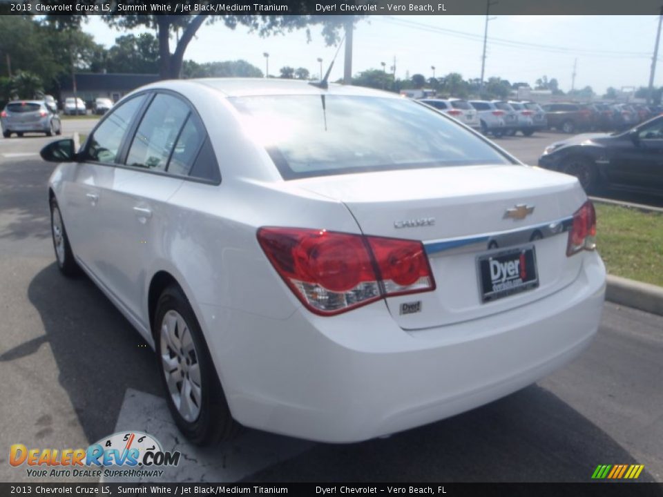 2013 Chevrolet Cruze LS Summit White / Jet Black/Medium Titanium Photo #4