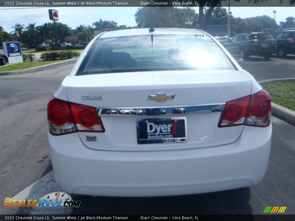 2013 Chevrolet Cruze LS Summit White / Jet Black/Medium Titanium Photo #5