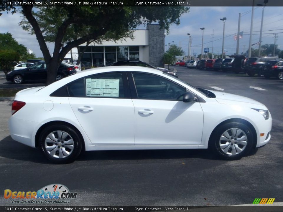 2013 Chevrolet Cruze LS Summit White / Jet Black/Medium Titanium Photo #6