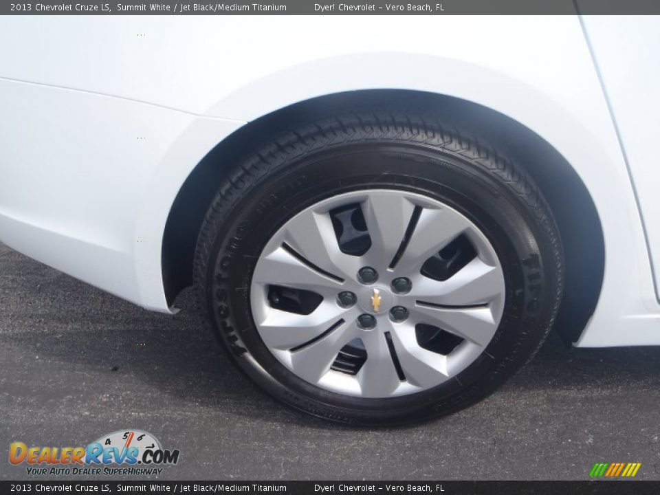 2013 Chevrolet Cruze LS Summit White / Jet Black/Medium Titanium Photo #7