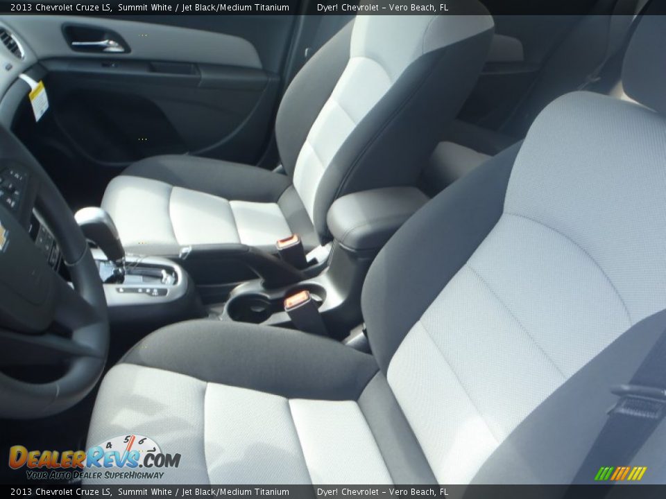 2013 Chevrolet Cruze LS Summit White / Jet Black/Medium Titanium Photo #9